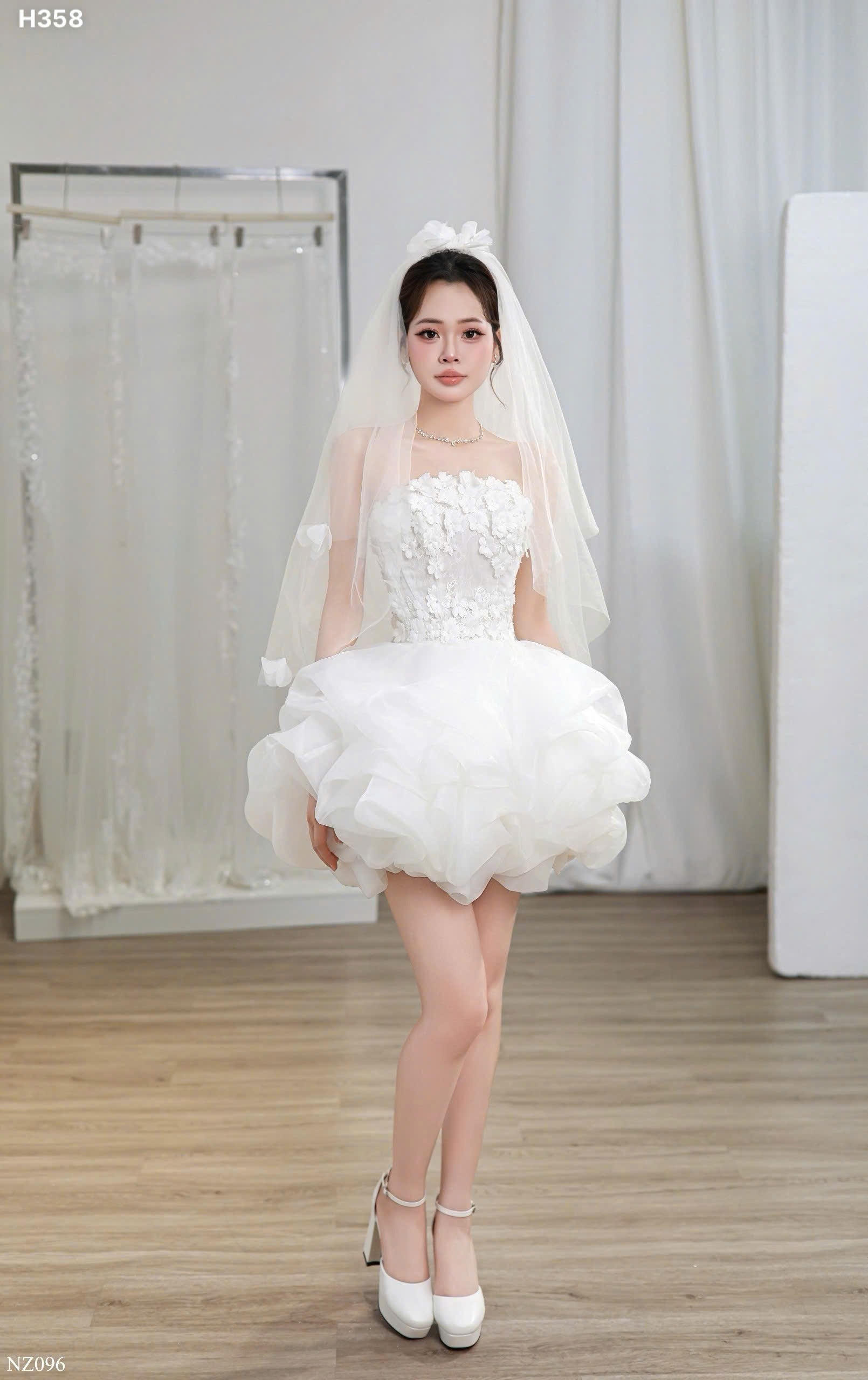 H358 Váy hồng 8
