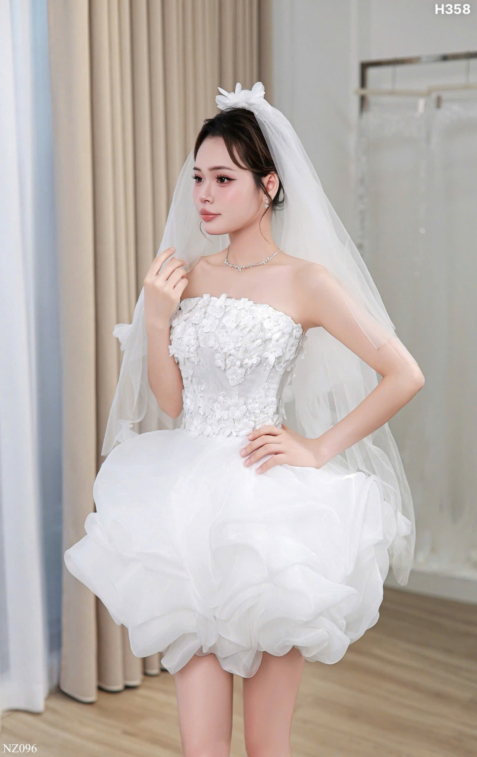 H358 Váy hồng 6
