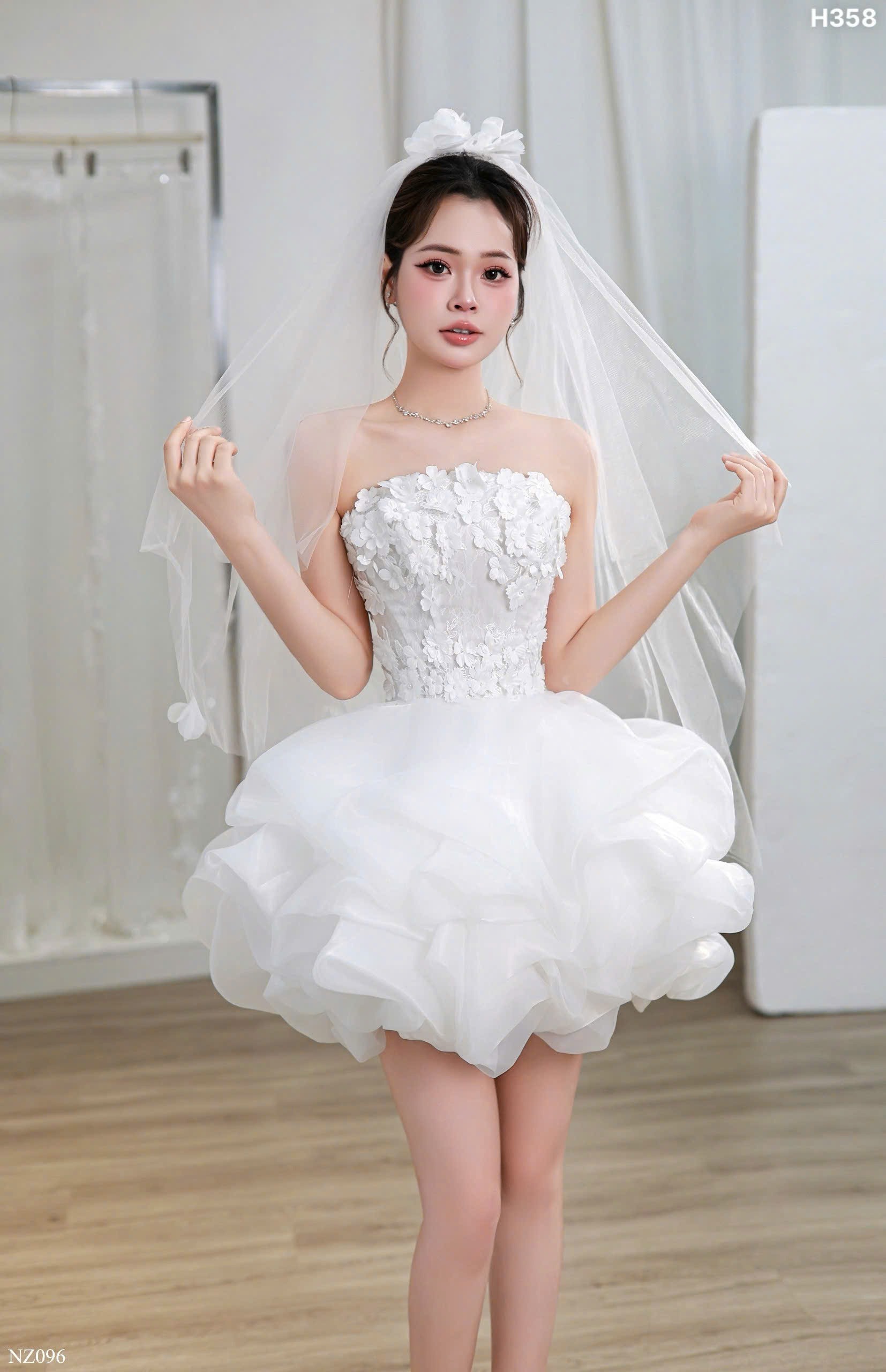 H358 Váy hồng 7