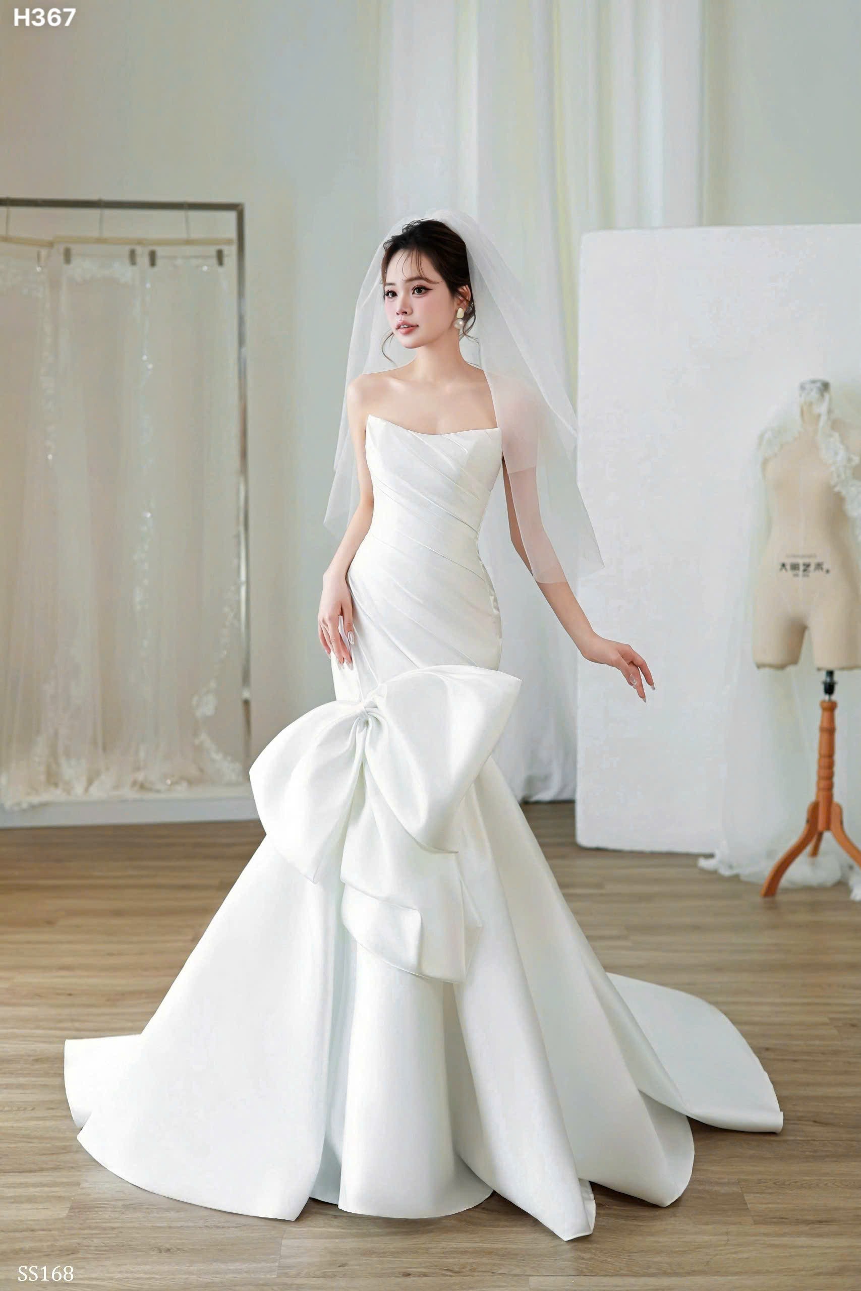 H367 Váy đuối cá 4