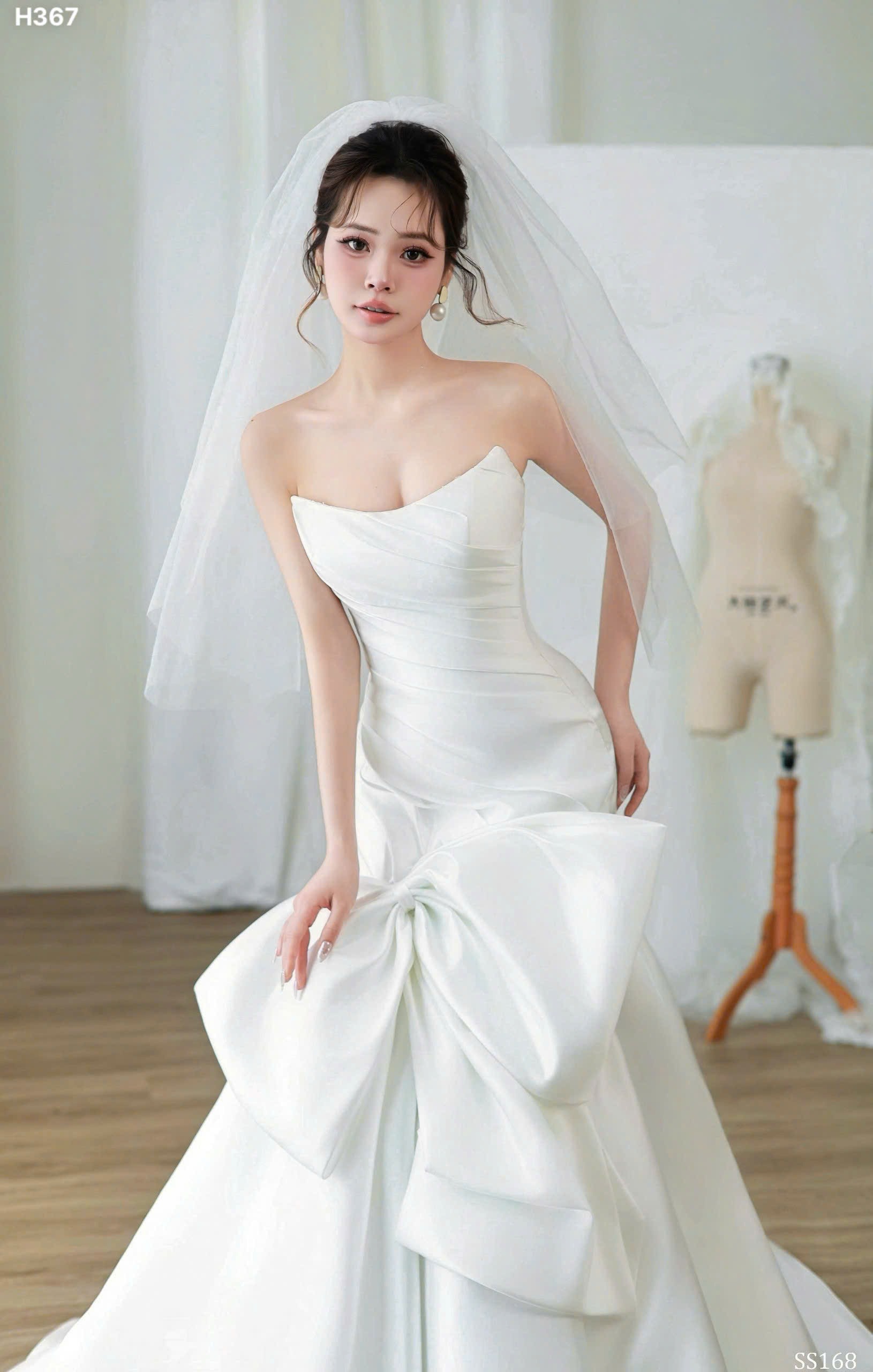 H367 Váy đuối cá 5