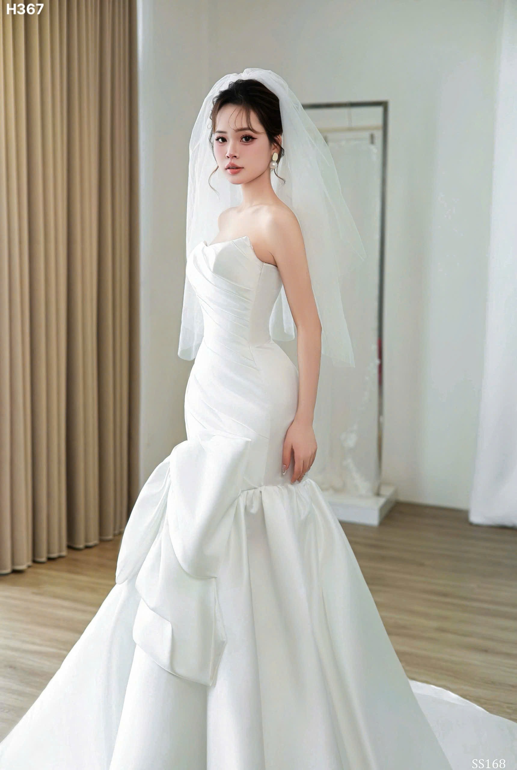H367 Váy đuối cá 3